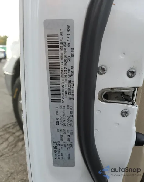 2017 Ram 1500 Slt z USA, uszkodzony, nr VIN 1C6RR7LT2HS621758